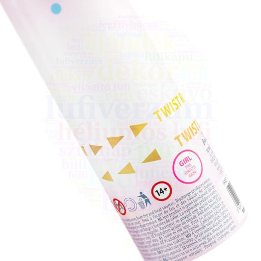 40 cm-es, Rózsaszín Kerek Konfettiket Kilövő Konfetti Ágyú