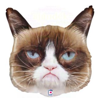 Grumpy cat Fólia lufi - 61 cm