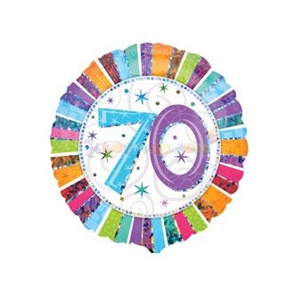 Radiant 70-es Születésnapi Fólia Lufi