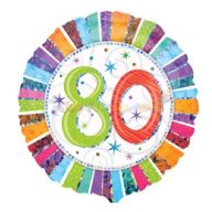 Radiant 80-es Születésnapi Fólia Lufi