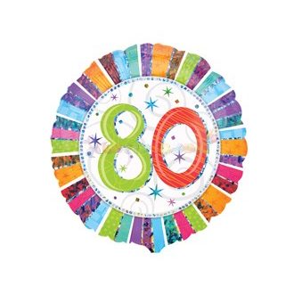 Radiant 80-es Születésnapi Fólia Lufi