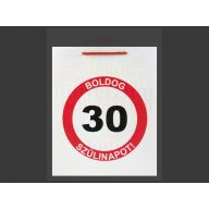Boldog 30. Szülinapot Sebességkorlátozó Ajándéktasak