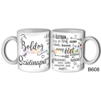 Boldog Szülinapot az életben bögre