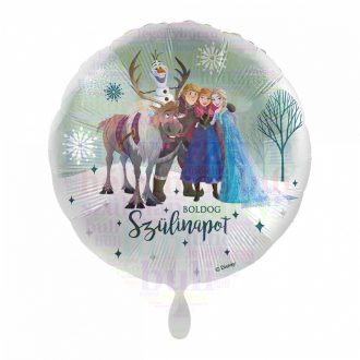   Boldog szülinapot Jégvarázs - Disney Frozen - Szülinapi Fólia Lufi - 43 cm