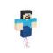 Steve (Minecraft) Parti Pinata 40x7,5x28 cm