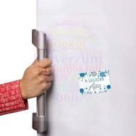 A Legjobb Apa Kék Pasztell Konfettis Hűtőmágnes