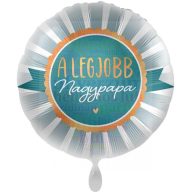 A Legjobb Nagypapa Feliratú Fólia Lufi