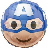 Amerika Kapitány Emoticon Fólia Lufi