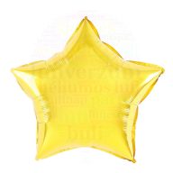 Arany Csillag Fólia Lufi - 45 cm