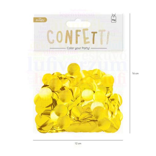 Arany fólia konfetti 15g