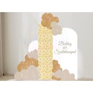 Arany shimmer fal party szett