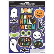 Aranyos Halloween Ikonos Ablakdekoráció