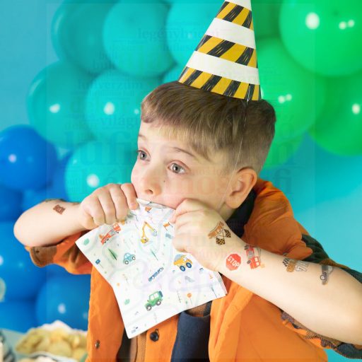 Autó mintás szalvéta - 10 db/csomag