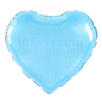 Babakék Szív Fólia Léggömb 45 cm