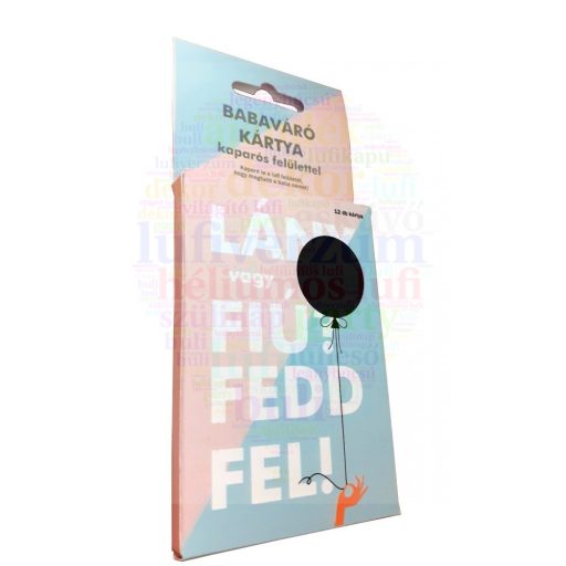Fiú vagy Lány? Babaváró Kaparós Felületű Kártya 12 Db - Fiú