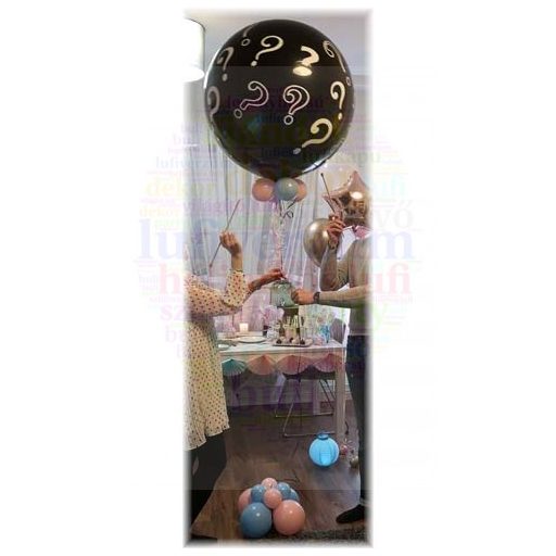 Babaváró óriás töltött héliumos lufi