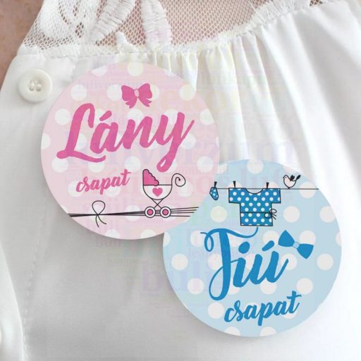 Babaváró tippelő matrica szett – 12 fiú, 12 lány