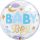 Baby Boy Felhős Bubble Lufi Babaszületésre, 56 cm-es
