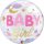 Baby Girl Felhős Bubble Lufi Babaszületésre, 56 cm-es