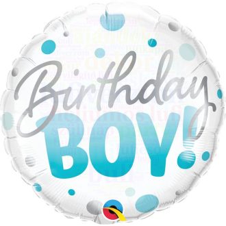 Birthday Boy Szülinapi Fólia Lufi - 45 cm