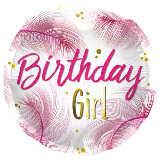Birthday Girl Szülinapi Fólia Lufi - 45 cm