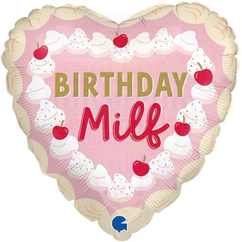 Birthday milf szülinapi fólia lufi - 46 cm