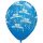 28 cm-es Boldog Születésnapot Kék Lufi  darabra