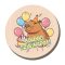 Boldog szülinapot! Capibara mintás kitűző - 5,5 cm