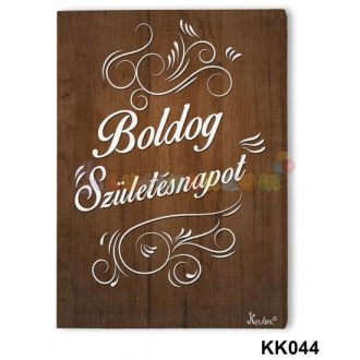 Boldog Szülinapot fa mintás kép