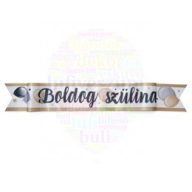 Boldog Szülinapot Elegáns Léggömbös Parti Vállszalag