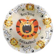 Boldog szülinapot oroszlán lufi - 45 cm