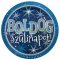 Boldog Szülinapot Kék Parti Tányér, 23 cm, 6 db-os