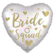 Bride Squad Szív Fólia Lufi Lánybúcsúra - 45 cm