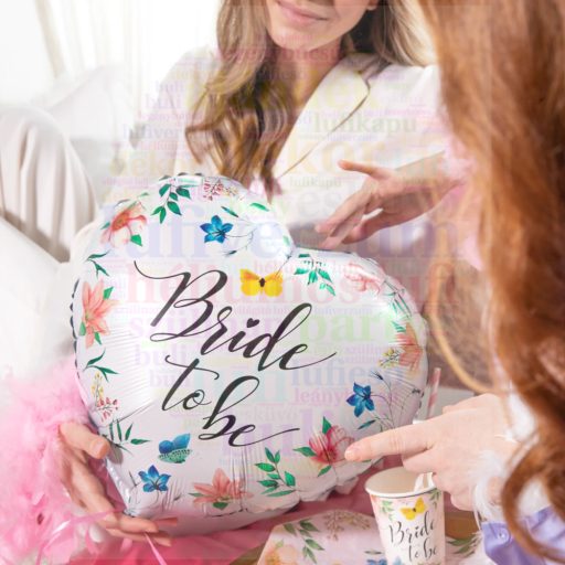 Bride to be Szív Fólia Lufi Lánybúcsúra - 45 cm