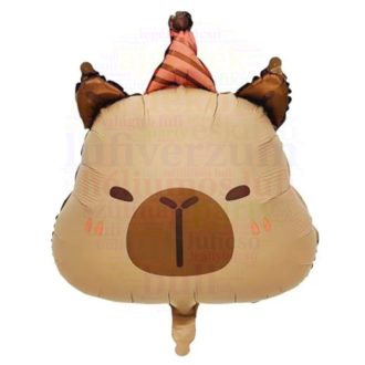 Cuki Capibara fej fólia lufi - 60 cm