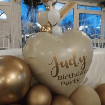 Egyszínű fólia lufik – kérhető felirattal!