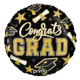 45 cm-es Ballagási fólia lufi Congrats grad