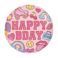 Csajos szülinapi fólia lufi - 45 cm