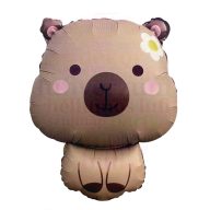 Capibara kocsiban fólia lufi - 71 cm