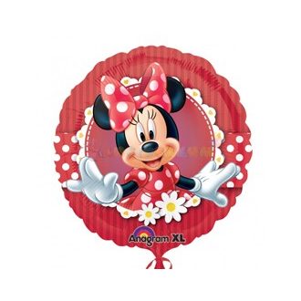 Pöttyös Minnie Egér Fólia Léggömb