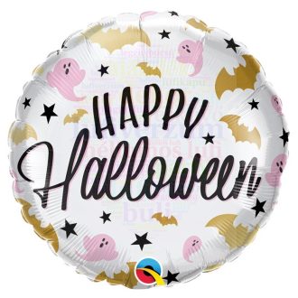 Denevér és Szellem Mintás - Halloween Fólia Lufi