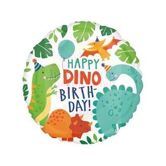 Dinoszauruszos szülinapi fólia léggömb