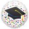 Diplomakalapos Színes Ballagási Fólia Lufi