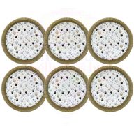   Elegáns Léggömbös Parti Papír Tányér, 23 cm-es, 6 db-os