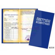 Érettségi bizonyítvány - Vicces ajándék