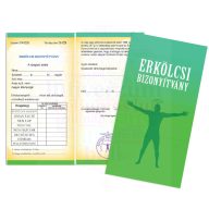 Erkölcsi bizonyítvány - Vicces ajándék