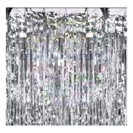 Ezüst Ajtódekoráció - 100 cm x 250 cm