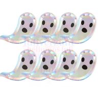 Kicsi Ezüst Szellemes Tányér - 8 db-os, 14,5 cm