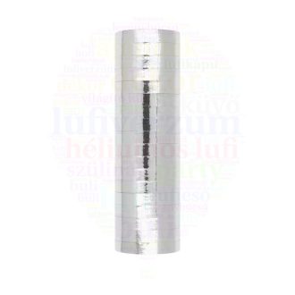 Ezüst Szerpentin - 3,8 m, 18 db-os