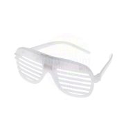 Ledes fehér party szemüveg